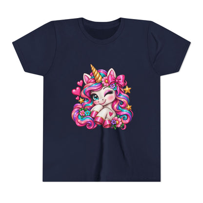 Youth Unicorn Tee — Cute Rainbow Unicorn Graphic Shirt for Kids