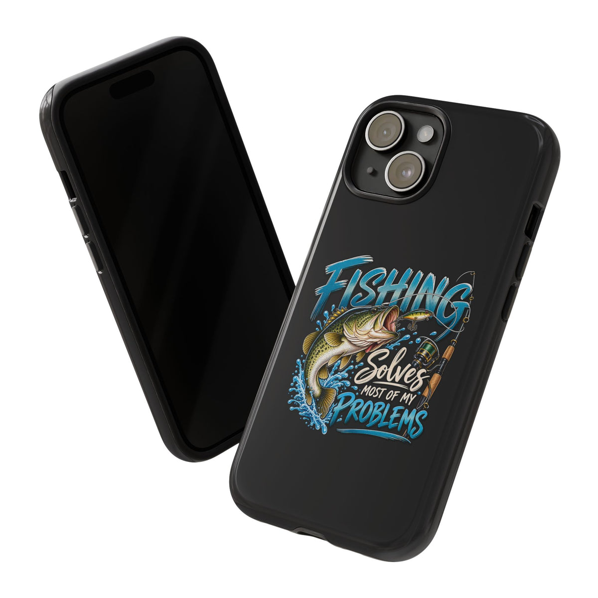 Fishing Solves Most of My Problems Phone Case