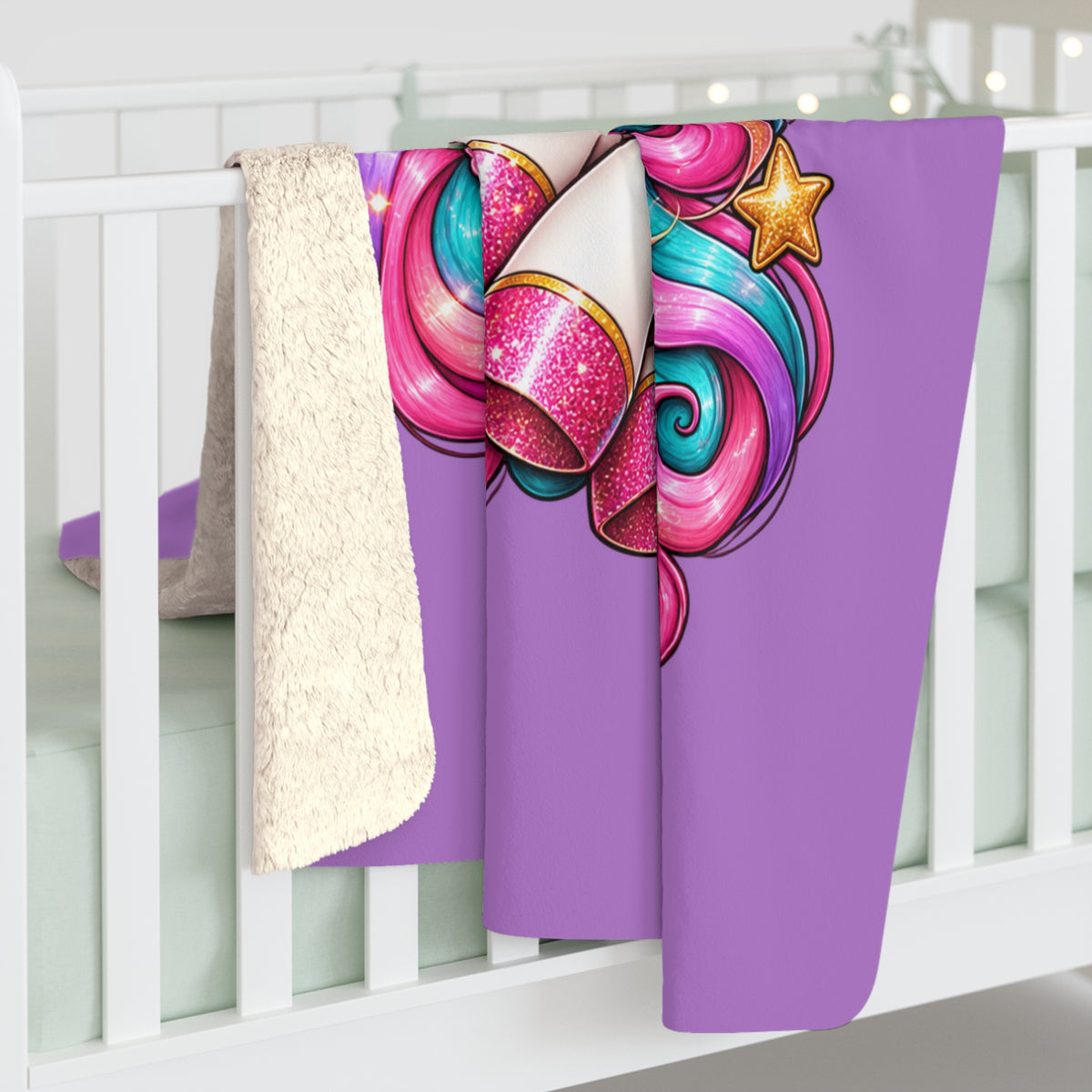 Magical Rainbow Unicorn Cozy Blanket