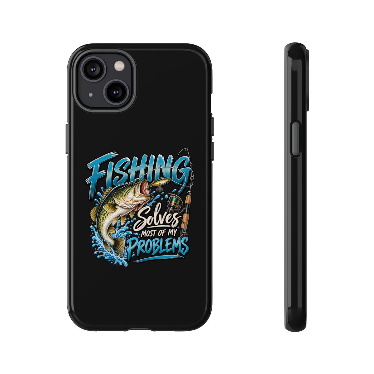 Fishing Solves Most of My Problems Phone Case